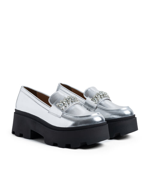 Mocasín Chunky Plata 2673845